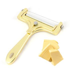 Butter Cheese Slicer for Household & Commercial Use (Color: Matte Gold, Type: Kitchen Tools)